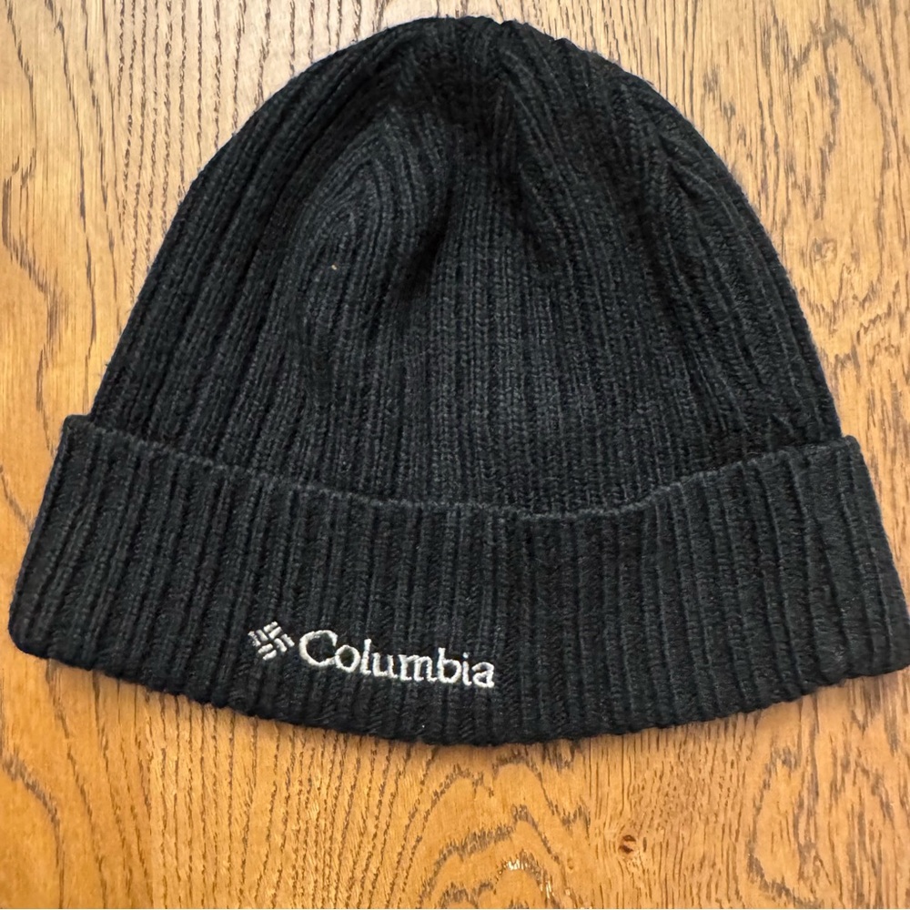 Columbia Watch Cap Black Knit‎ Beanie